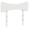 vidaXL voodipeats, valge, 75 cm, männipuit