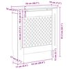 vidaXL MDF radiaatorikate, 78 cm