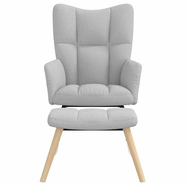 vidaXL Kiiktool Footstool Cloud Grey kangaga