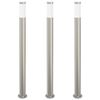vidaXL pollarvalgustid 3 tk 110 cm roostevabast terasest IP44