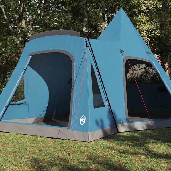 vidaXL Teepee telk Sinine 545 x 450 x 295 cm 185T polüester PU kattega