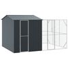vidaXL Lindude puur Antratsiit 425 x 304 x 247 cm Tsinkteras