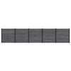 vidaXL Aia komplekt 5 tk 872 x 186 cm WPC ja Alumiinium Hall