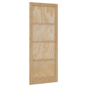 vidaXL Siseuks Naturaalne 83 x 232 cm Vineer