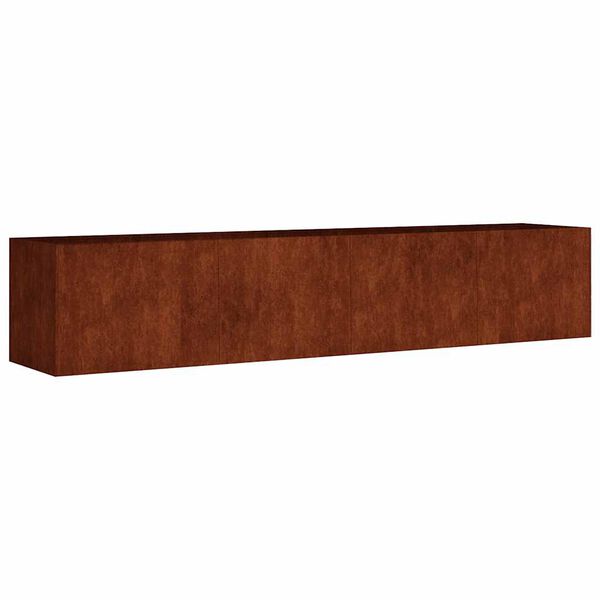 vidaXL taimekast, 200 x 40 x 40 cm, Corten-teras