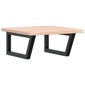 vidaXL seinale kinnitatav valamuriiul, teras ja tammepuit