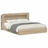 vidaXL Voodiraam ladustamisega Sonoma tamm 180 x 200 cm Tehispuit