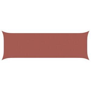 vidaXL P&auml;ikesepuri Terrakota 6 x 2 m 100% pol&uuml;ester Oxford
