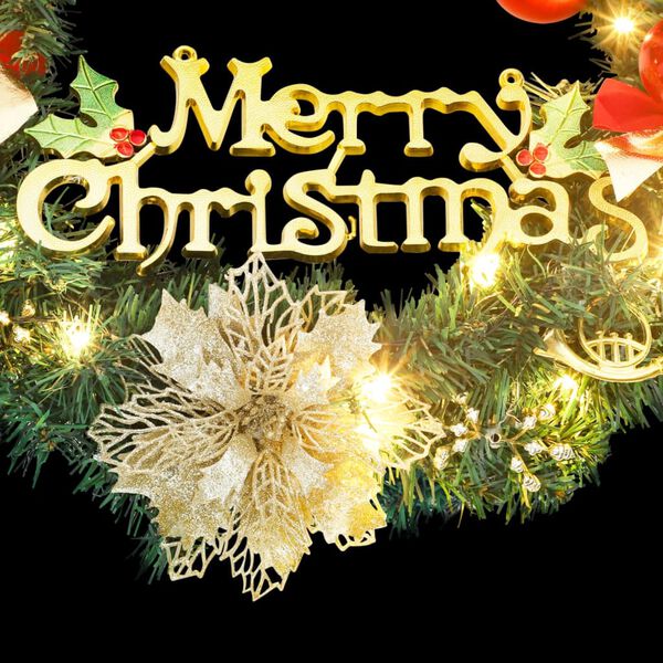 vidaXL j&otilde;ulup&auml;rg 35 LEDiga, roheline, 60 cm