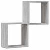 vidaXL Wall Cube riiulid 2 tk Hall Sonoma 30x15x30 cm