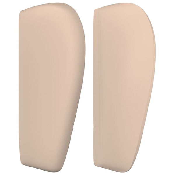 vidaXL voodipeats servadega, cappuccino, 93x23x78/88 cm, kunstnahk