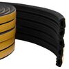 vidaXL Iseliimuv aknatihedus Must 10 x 6 mm 12 m EPDM vaht