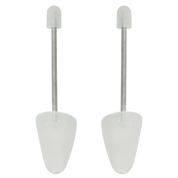 vidaXL kingapuud 5 tk, valge, EU 38-44, plast