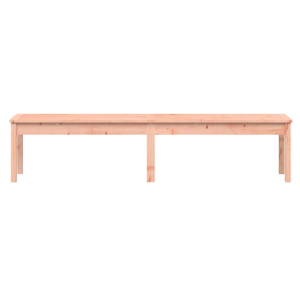 vidaXL 2-kohaline aiapink, must, 203,5 x 44 x 45 cm, ebatsuuga puit