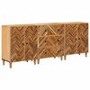 vidaXL Ladustamiskapid 3 pcs Pruun 60 x 33,5 x 75 cm Tugev mango puu
