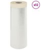 vidaXL Tolmumatt liimiga teibiga 12 pcs L&auml;bipaistev 270 x 1600 cm HDPE