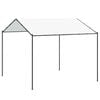 vidaXL Paviljon 4 x 4 x 2,6 m Valge Teras ja pol&uuml;ester 180 gsm