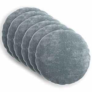 vidaXL Diivanipadi 6 tk HEERLEN Helesinine &Oslash; 30 cm &Scaron;en&uuml;&uuml;lfabric