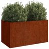vidaXL taimekast, 62x30x29 cm, Corten teras