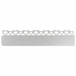 vidaXL Murukatted 10 pcs H&otilde;bedane 103 x 0,05 x 22 cm Roostevaba teras