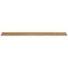 vidaXL Seinariiul riiuliga 4 pcs Pruun 100 x 9 x 3 cm Tehispuit