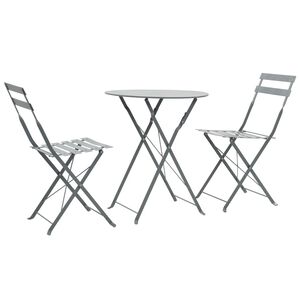 vidaXL 3-osaline bistrookomplekt, teras, hall