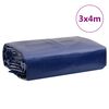 vidaXL present, sinine, 3 x 4 m, 650 g/m&sup2;
