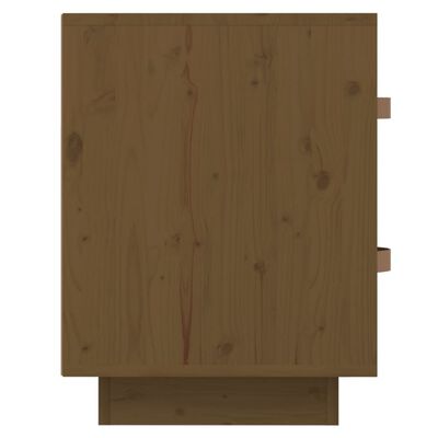 vidaXL öökapp, meepruun, 40 x 34 x 45 cm, männipuit
