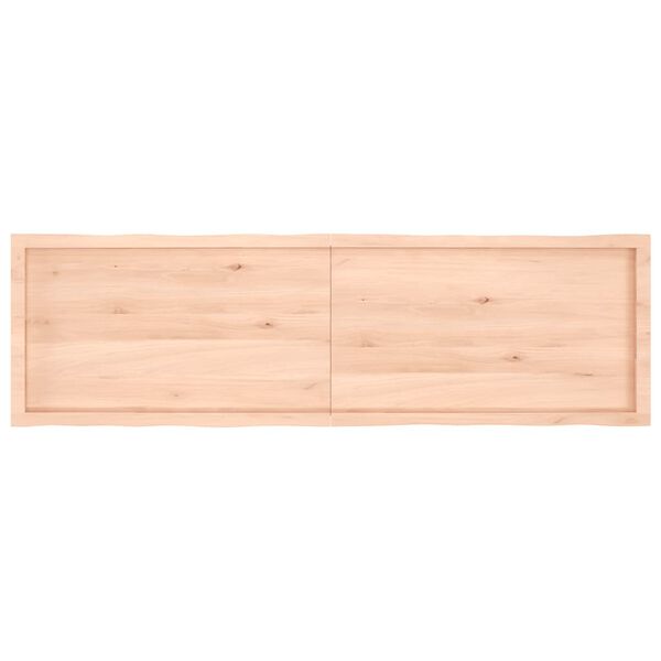 vidaXL lauaplaat, 180x50x(2-6) cm, t&auml;ispuit, naturaalsed servad