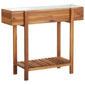 vidaXL t&otilde;stetud taimelava, toekast akaatsiapuidust ja tsingist