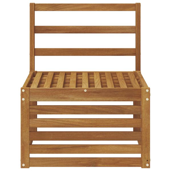 vidaXL V&auml;ljas Keskmine Diivan Tugev akatsiapuu Neutraalne