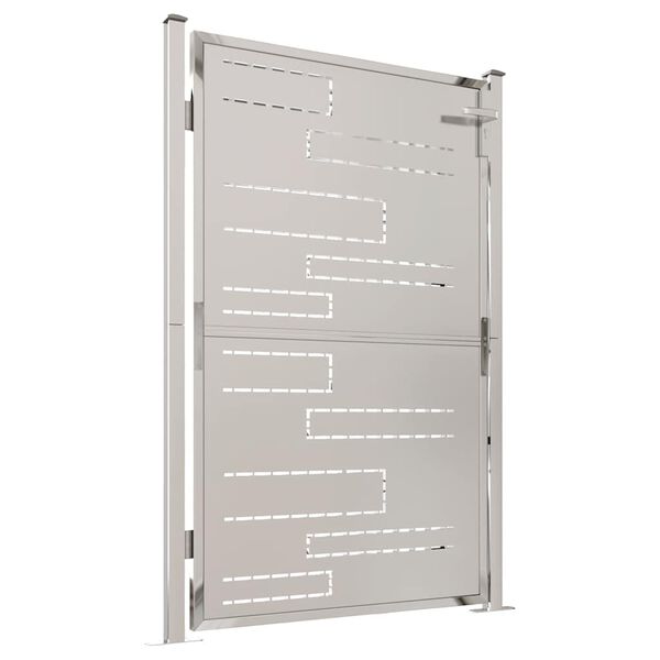 vidaXL aiavärav 100 x 145 cm roostevabast terasest