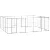 vidaXL koeraaedik, tsingitud teras, 24,2 m&sup2;
