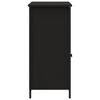 vidaXL puhvetkapp, must, 100 x 35 x 75 cm, tehispuit