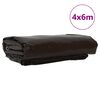 vidaXL Tarpaulin 650g / m² Pruun 4 x 6 m Lõuend PVC kattega