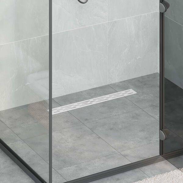 vidaXL Du&scaron;ivoolik klaaskattega ja 360&deg; sifooniga H&otilde;bedane 60 cm