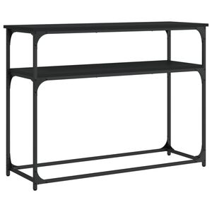 vidaXL konsoollaud, must, 100x35,5x75 cm, tehispuit