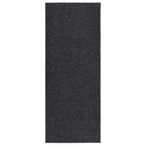 vidaXL mustust p&uuml;&uuml;dev vaipkate, 100 x 250 cm, antratsiit