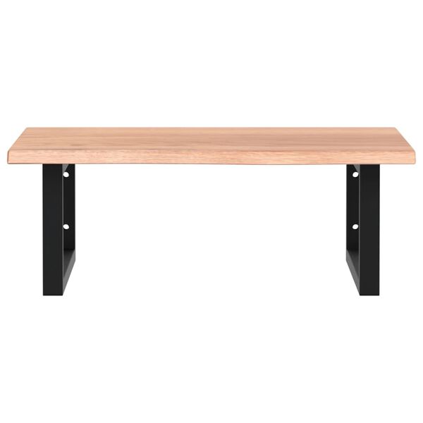 vidaXL seinale kinnitatav valamuriiul, teras ja tammepuit