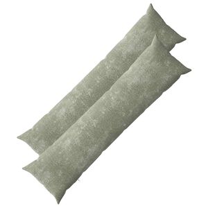 vidaXL Diivanipadi 2 pcs HEERLEN Roheline 40 x 145 cm &Scaron;en&uuml;&uuml;lfabric