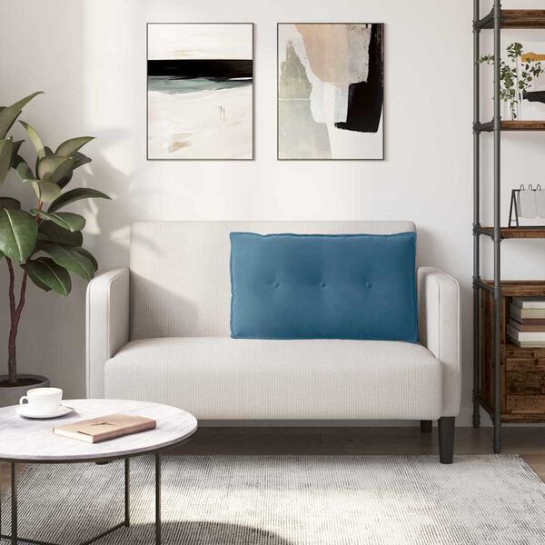 vidaXL Seljatugi padi Sinine 80 x 50 cm Korter kangas