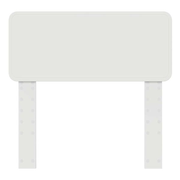 vidaXL Peats peaga Valge 75 cm Tehispuit