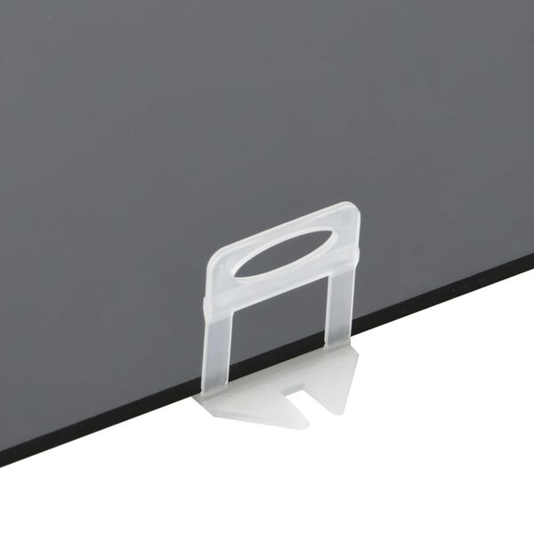 vidaXL plaatide tasandussüsteemi klambrid 250 tk, 1 mm