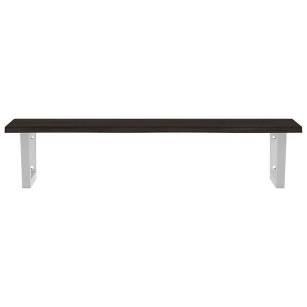 vidaXL seinale kinnitatav valamuriiul, teras ja tammepuit