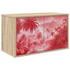 vidaXL Seinale paigaldatav TV kapp AACHEN 69 x 33 x 40 cm Sonoma tamm