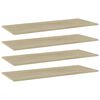 vidaXL riiuliplaadid 4 tk, Sonoma tamm, 100x40x1,5 cm, puitlaastplaat