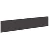 vidaXL Murupiire 20 tk 100 x 22 cm Teras Must