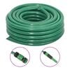 vidaXL aiavoolik koos kinnituskomplektiga, roheline, 0,75" 10 m PVC