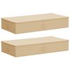vidaXL Salvestuskarp 2 tk Mittekootud kangas 90 x 48 x 15 cm 64,8 L