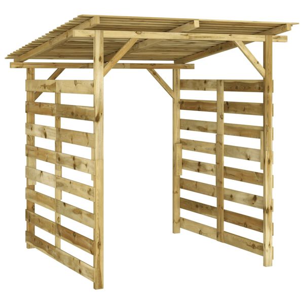 vidaXL aia puukuur, immutatud m&auml;nnipuit